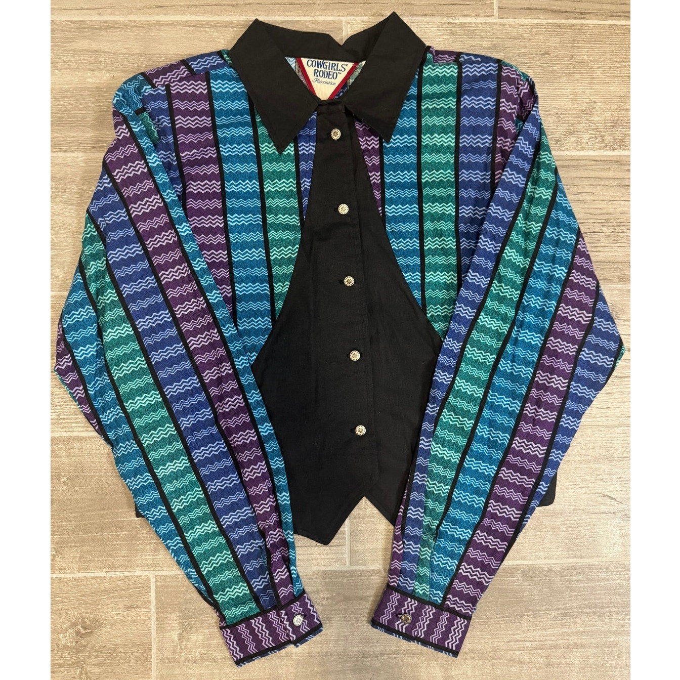 Vintage 80s Punchy Cowgirl Rodeo Top
