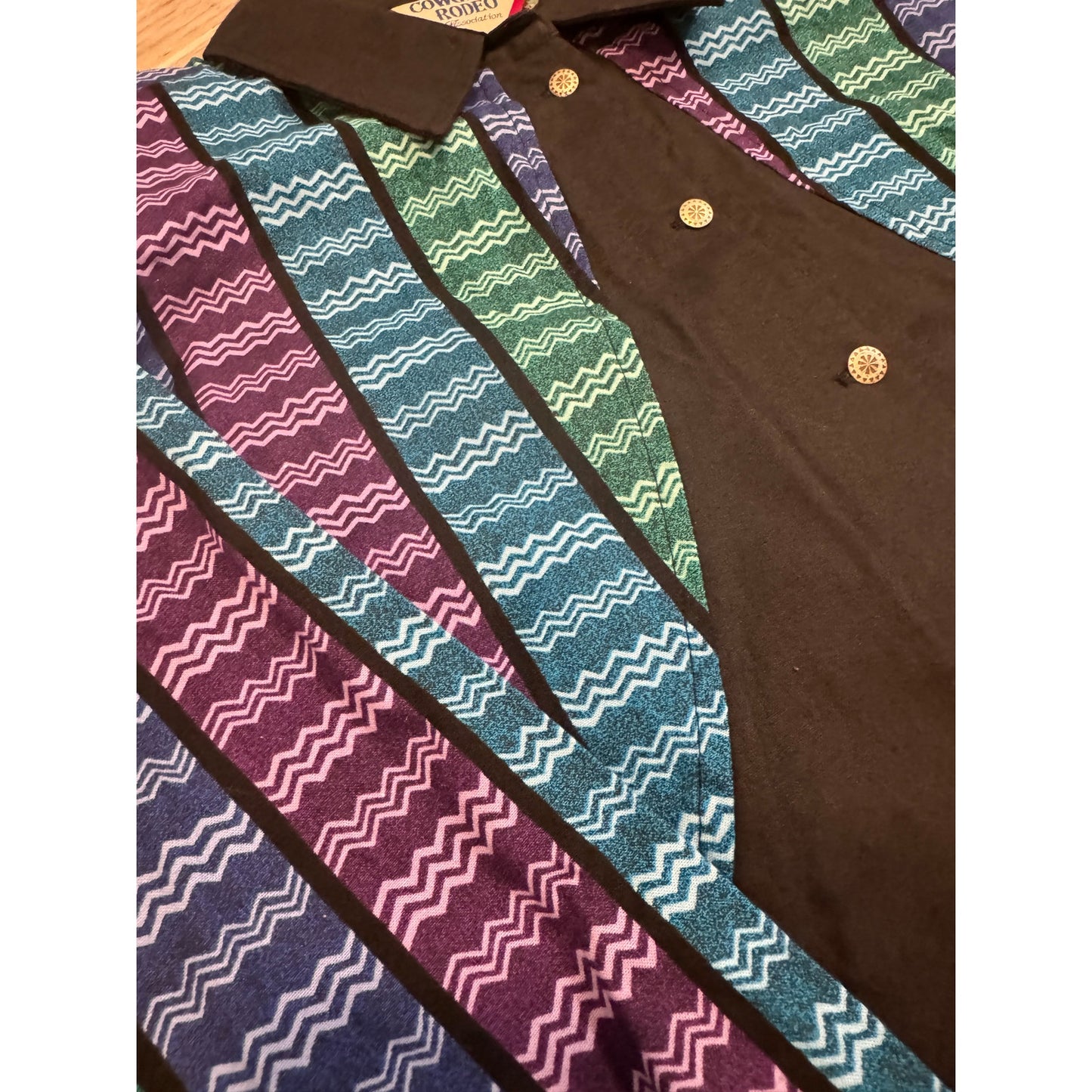 Vintage 80s Punchy Cowgirl Rodeo Top