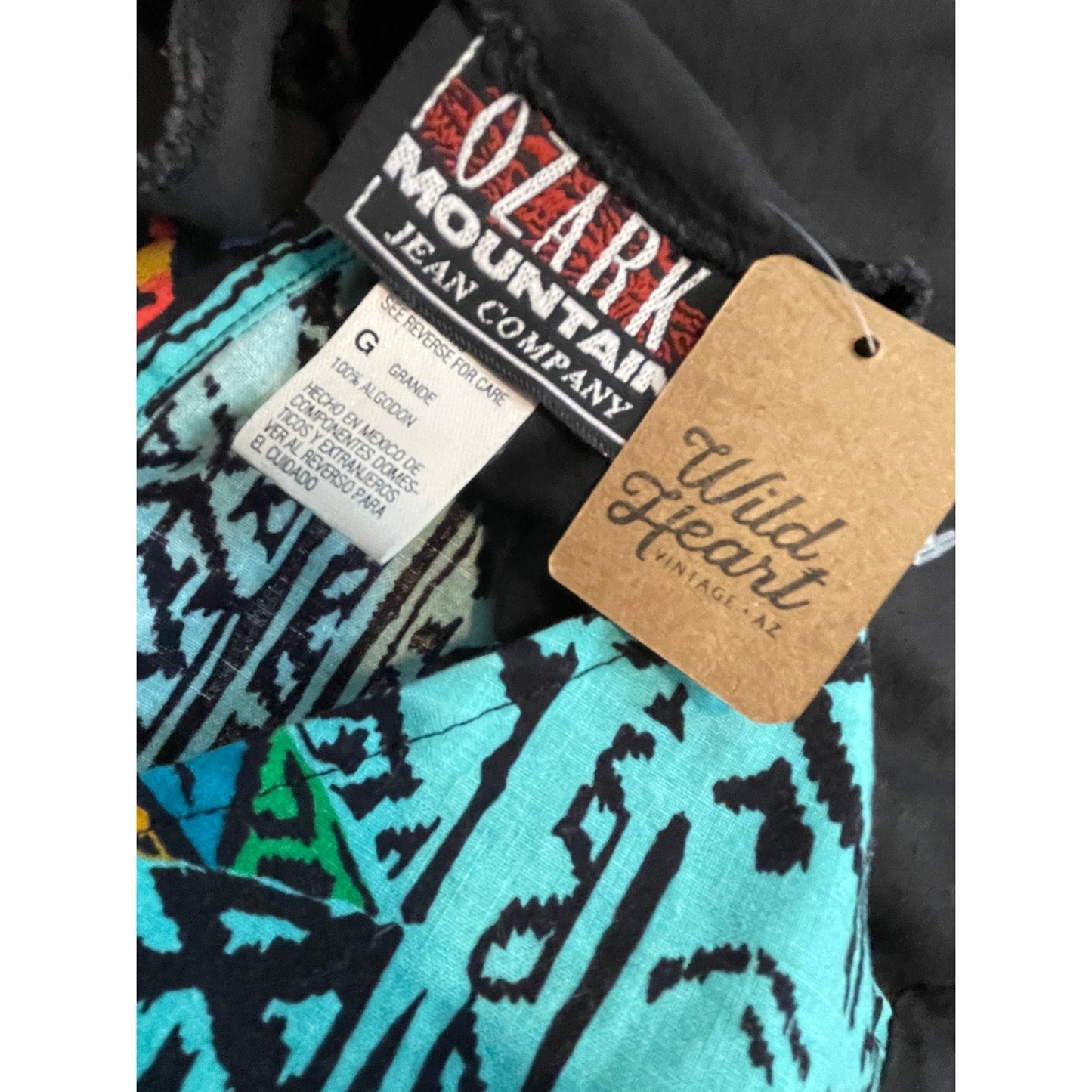 Vintage 90s Aztec Ozark Mountain Long Sleeve