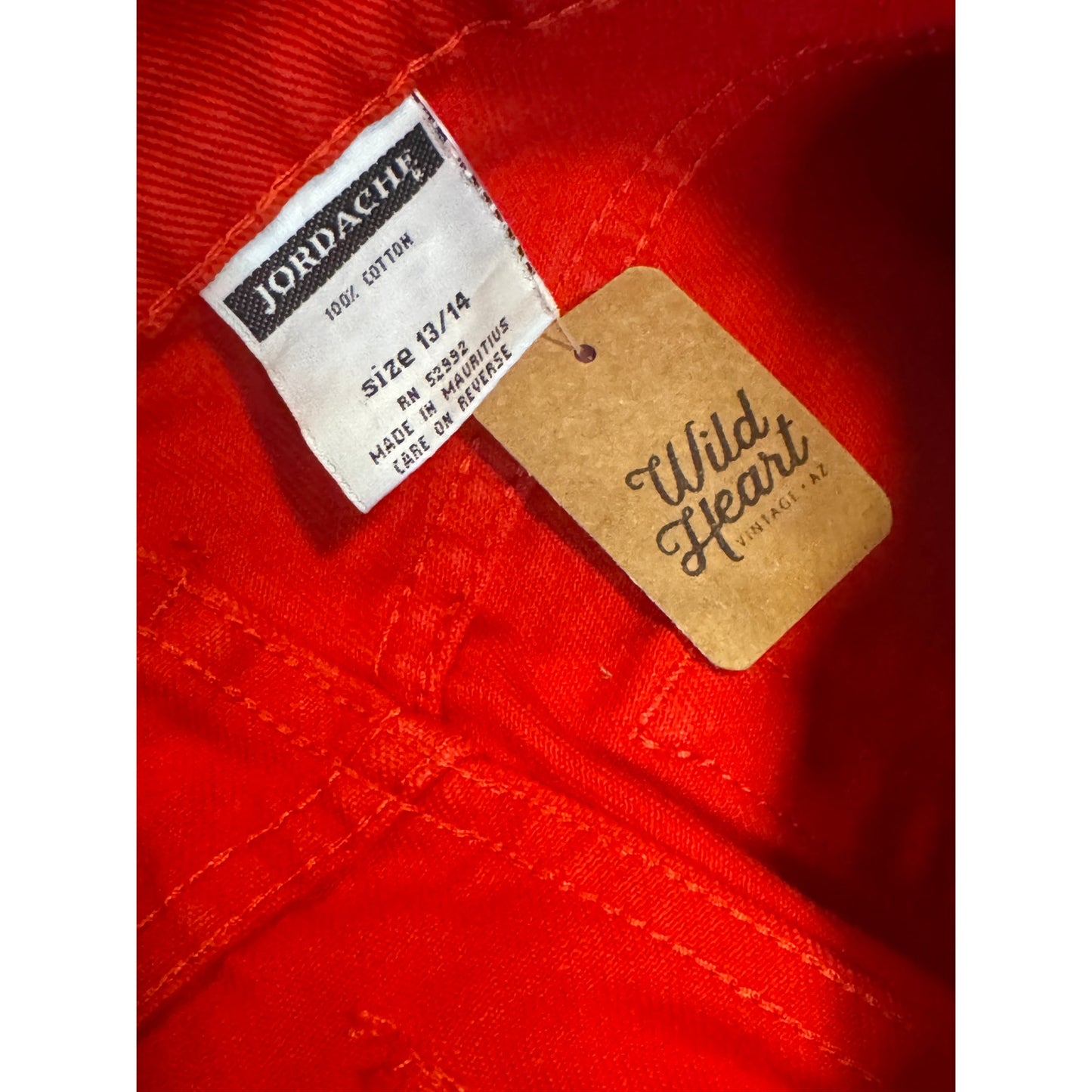 Vintage 80s Red Jordache Jeans