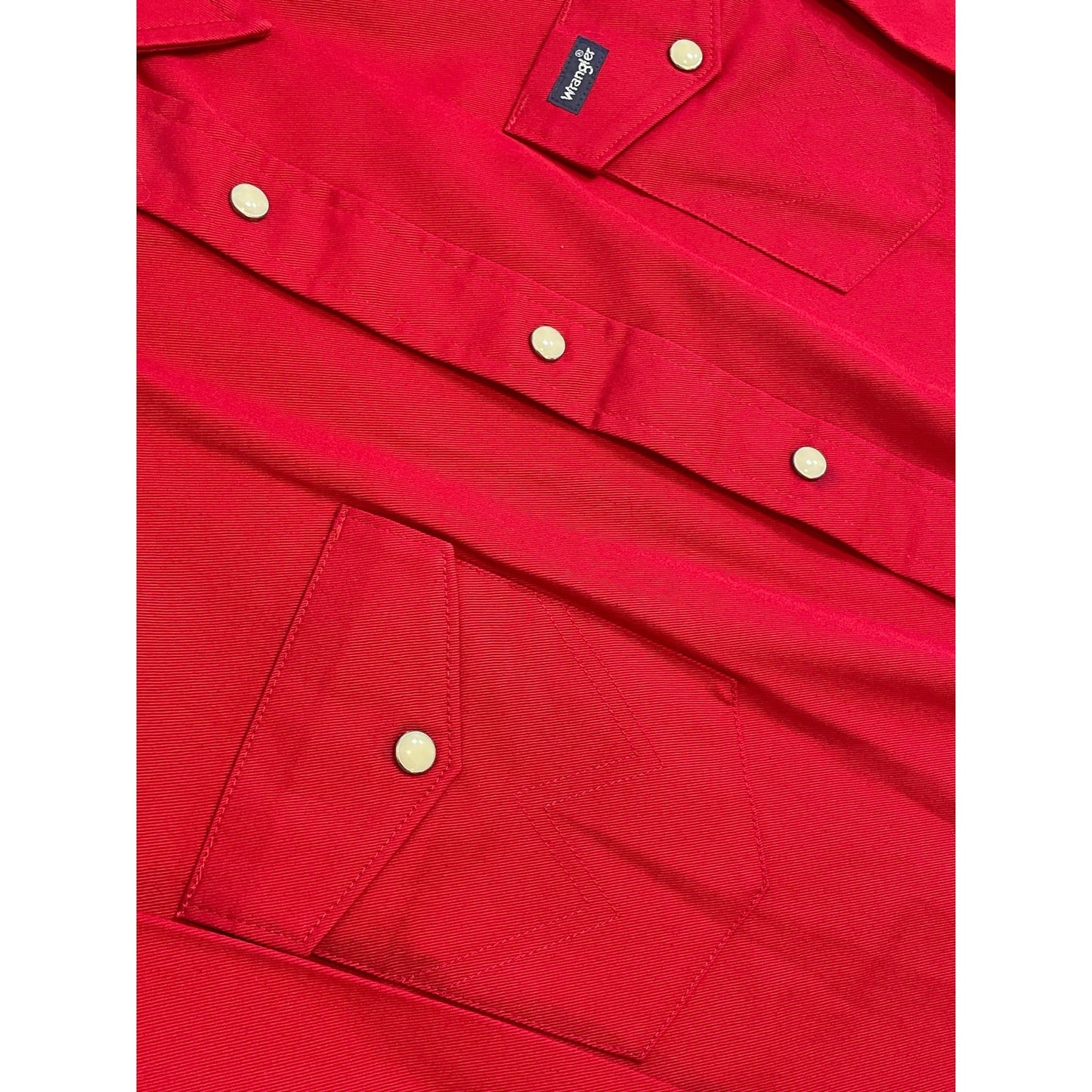 Vintage Red Wrangler Pearl Snap