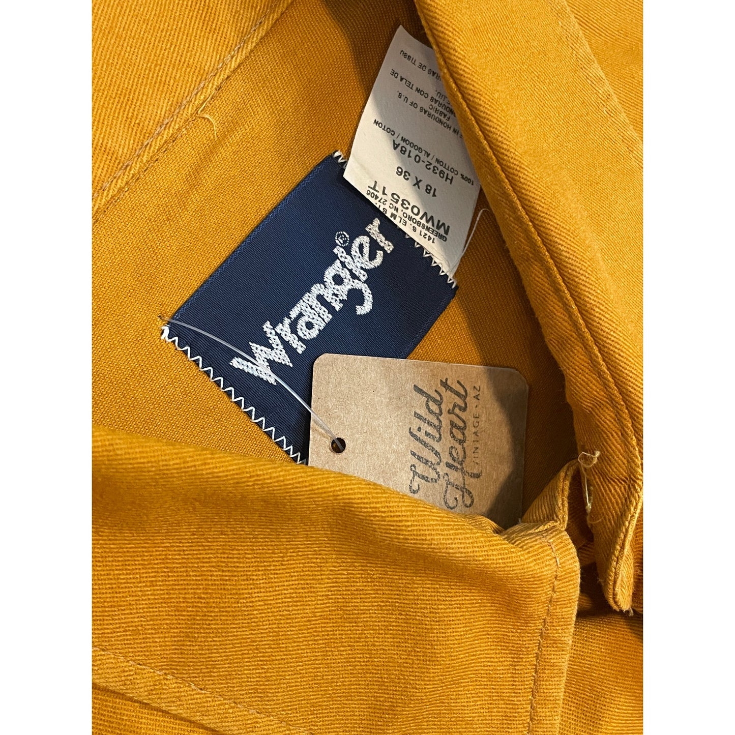 Vintage Gold Wrangler Pearl Snap