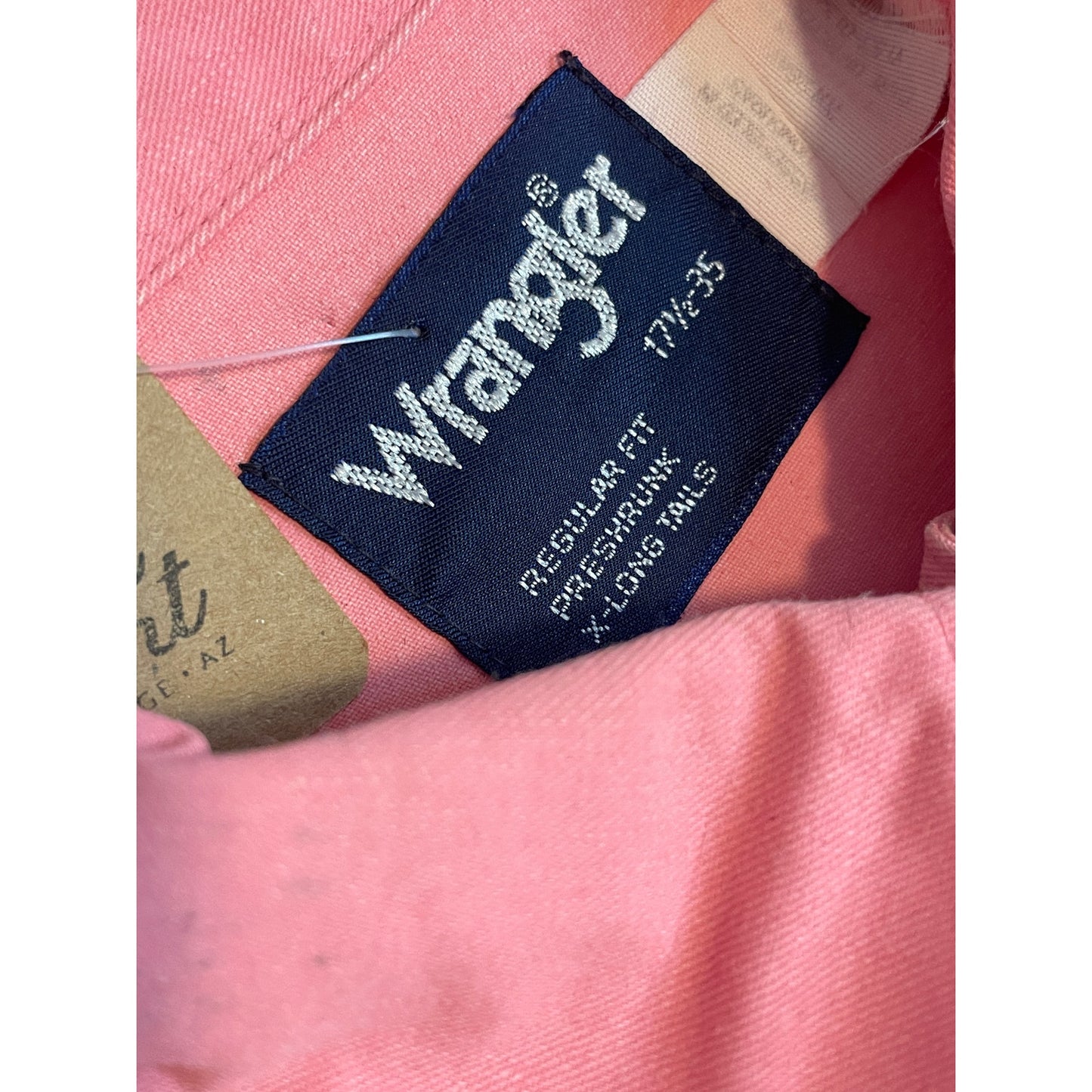 Vintage Pink Wrangler Pearl Snap