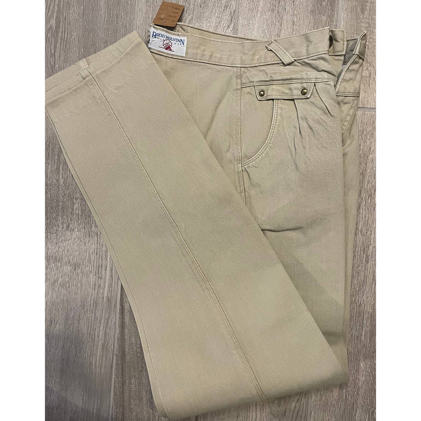 Vintage Rocky Mountain Khaki Denim Jeans