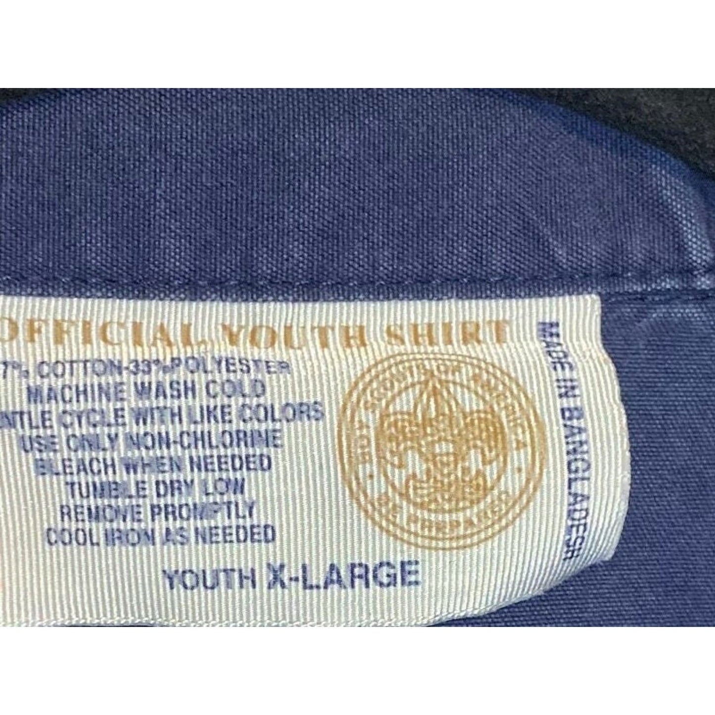 Vintage Navy Boy Scouts Shirt
