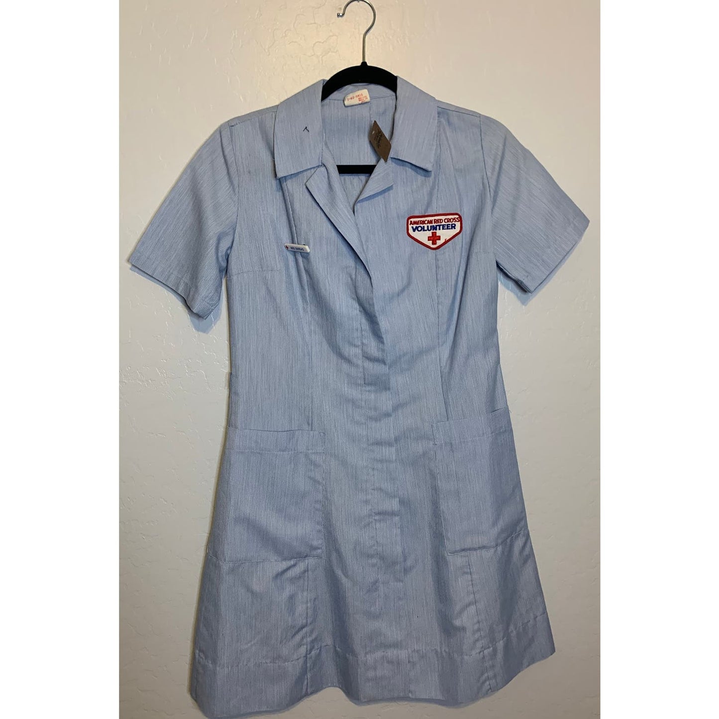 Vintage 1960s American Red Cross Nurse's Dress
