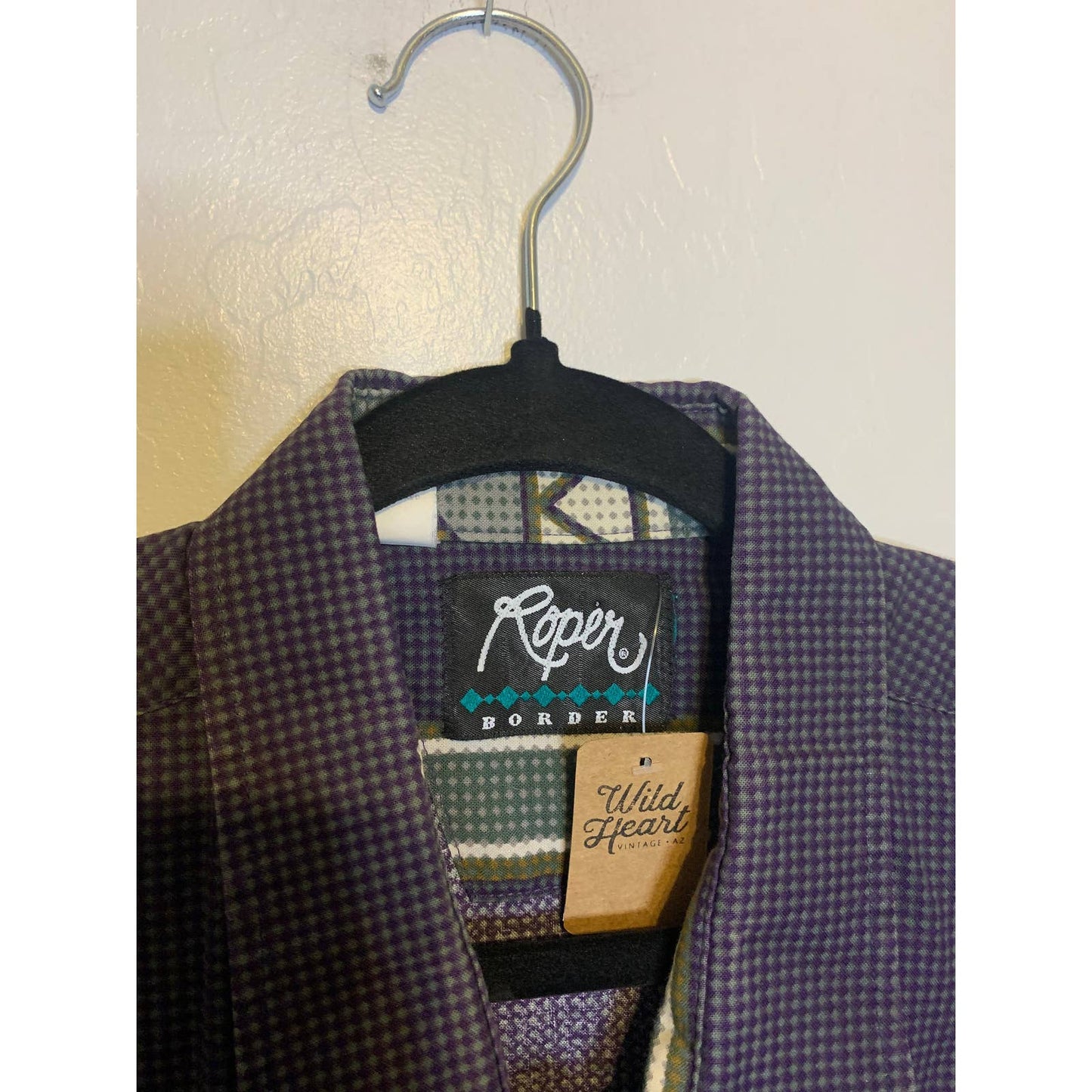 Vintage 80s Roper Short Sleeve Shirt- MENS