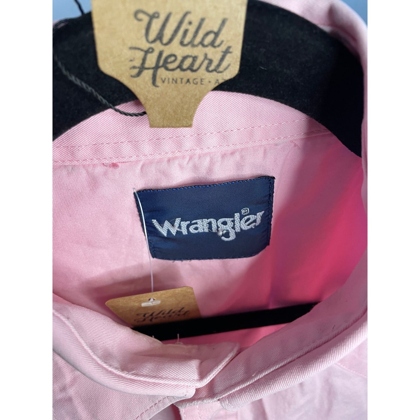 Vintage Wrangler Pink Pearl Snap