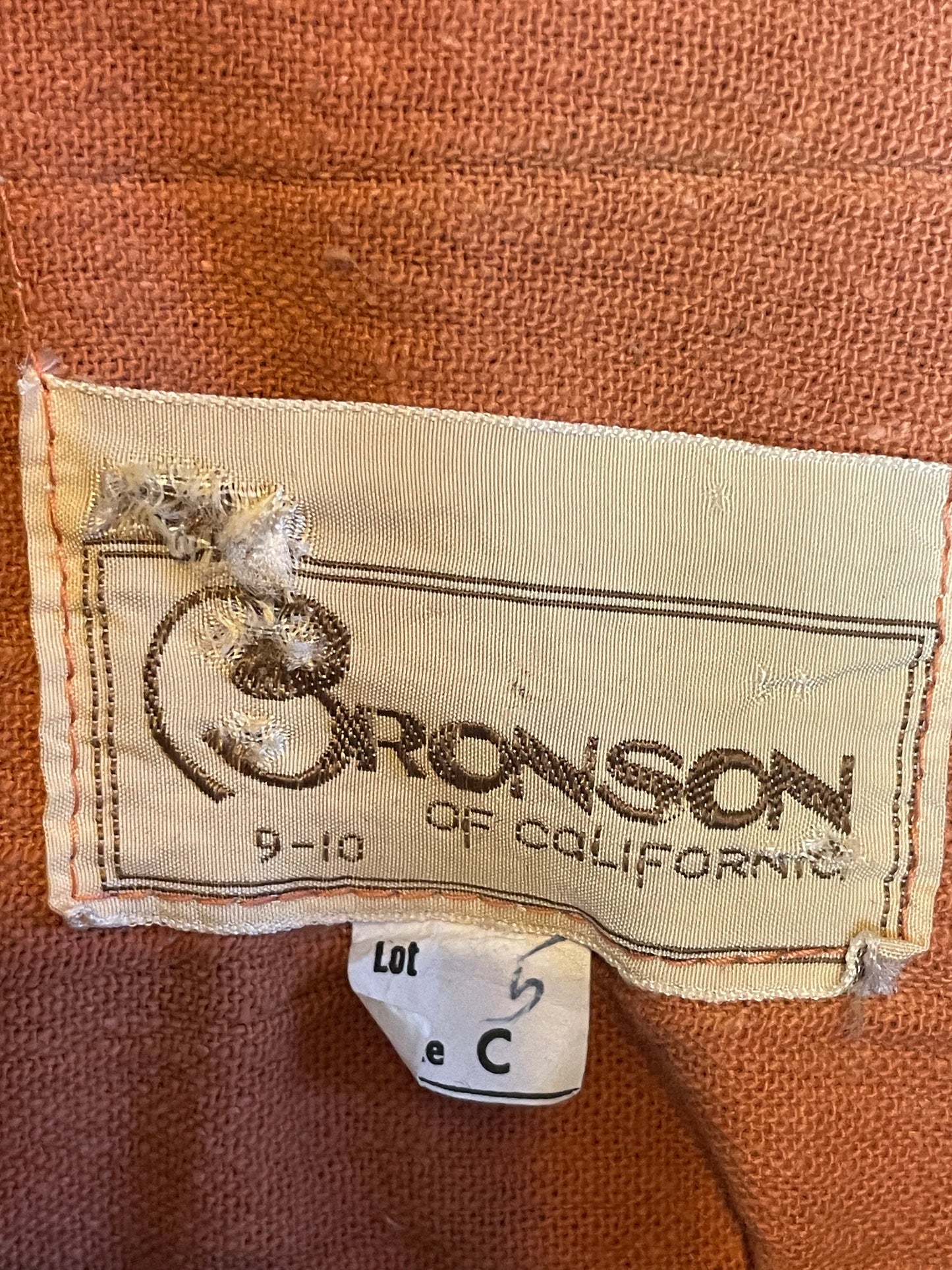 70s Copper Bronson of California Short Sleeve