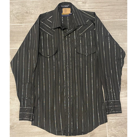 Vintage Black & Silver Panhandle Slim-MEN's