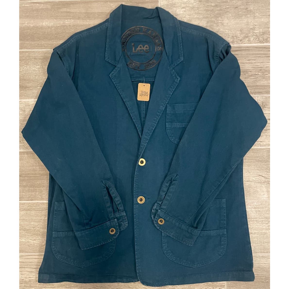 Vintage Lee's Green Denim Oversized Jacket