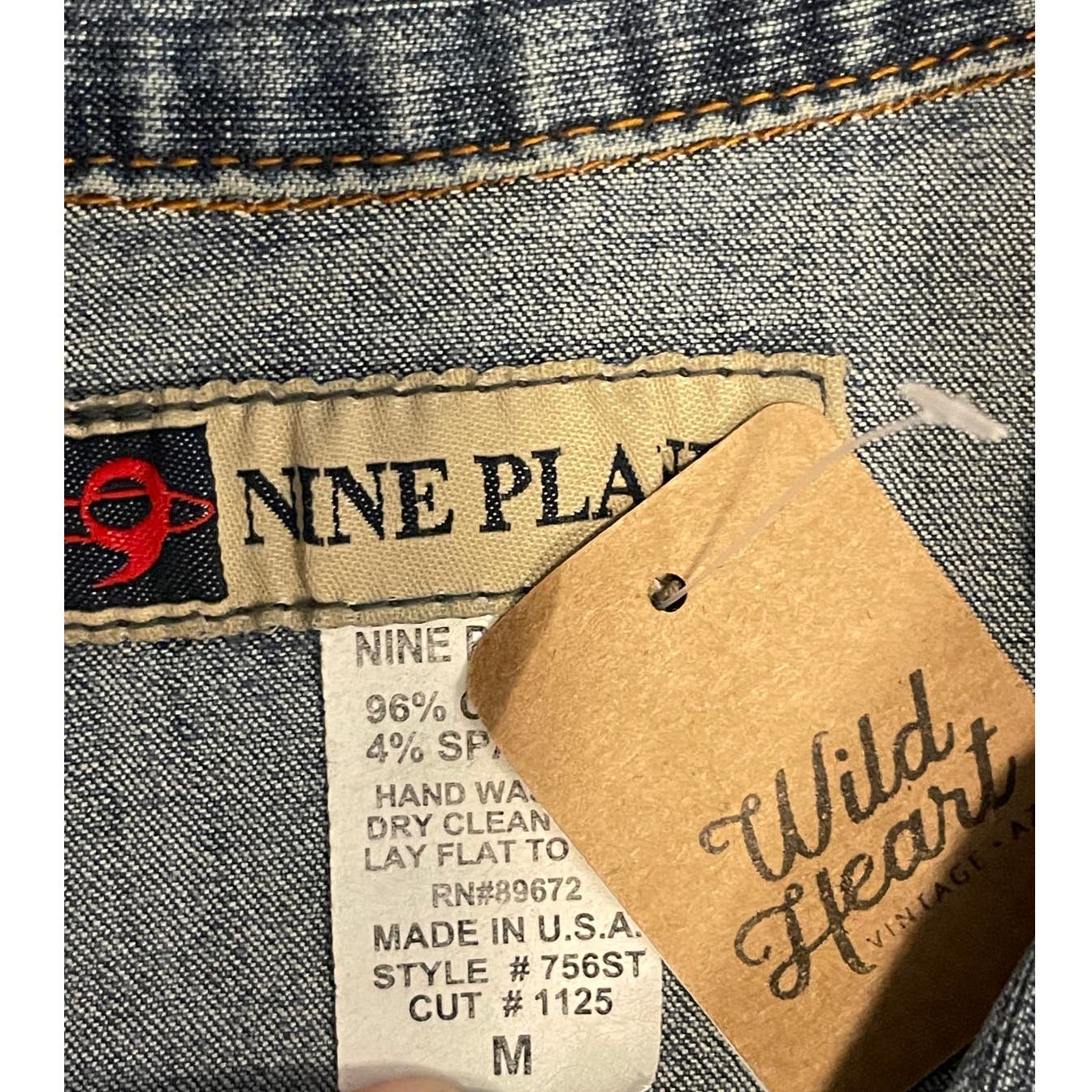 Denim Cropped Jacket- Nine Planet