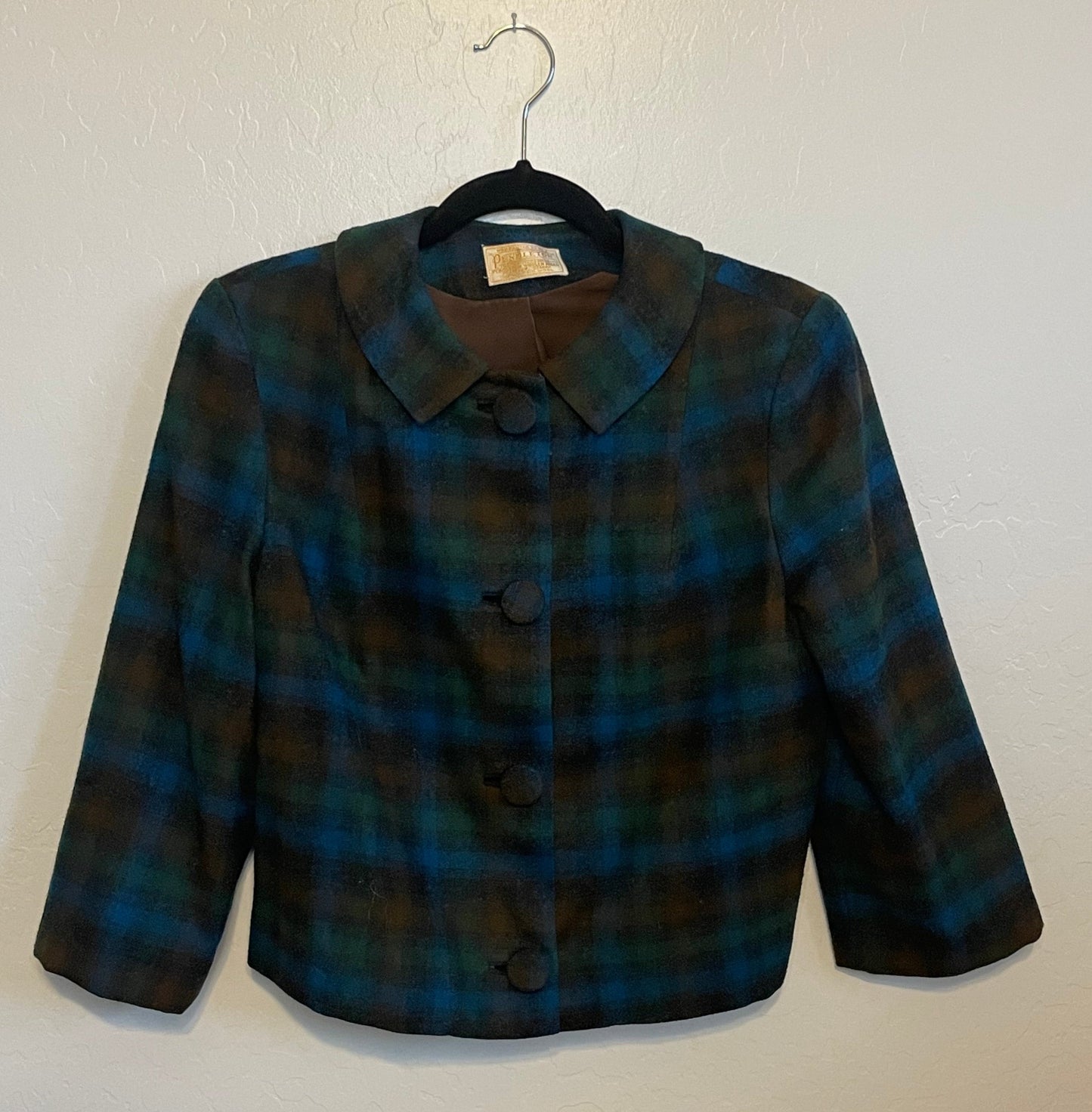 60's Pendleton Cropped Wool Jacket