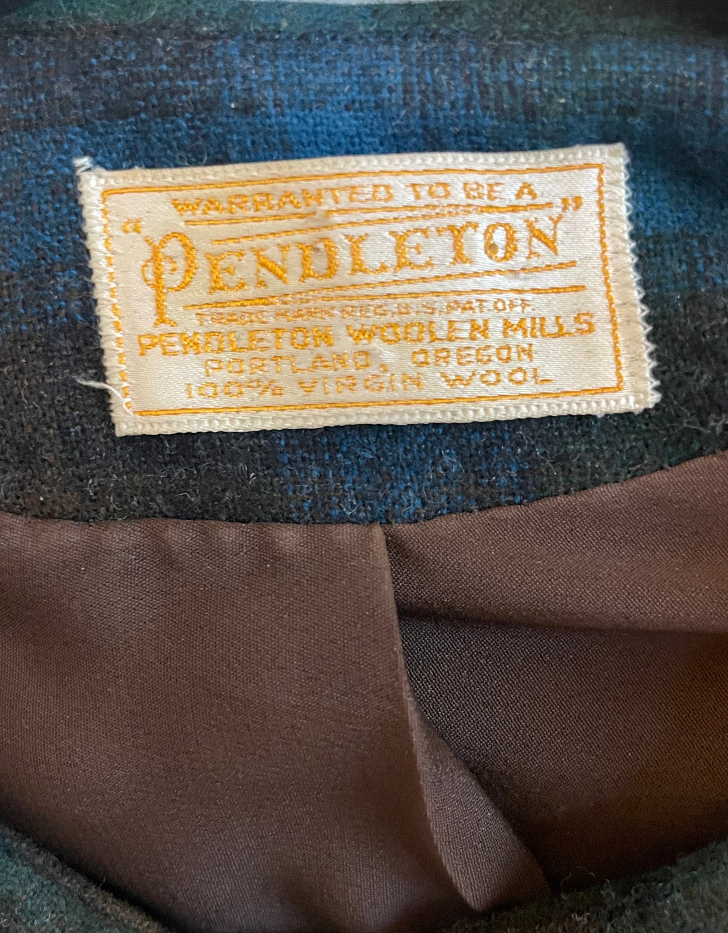 60's Pendleton Cropped Wool Jacket
