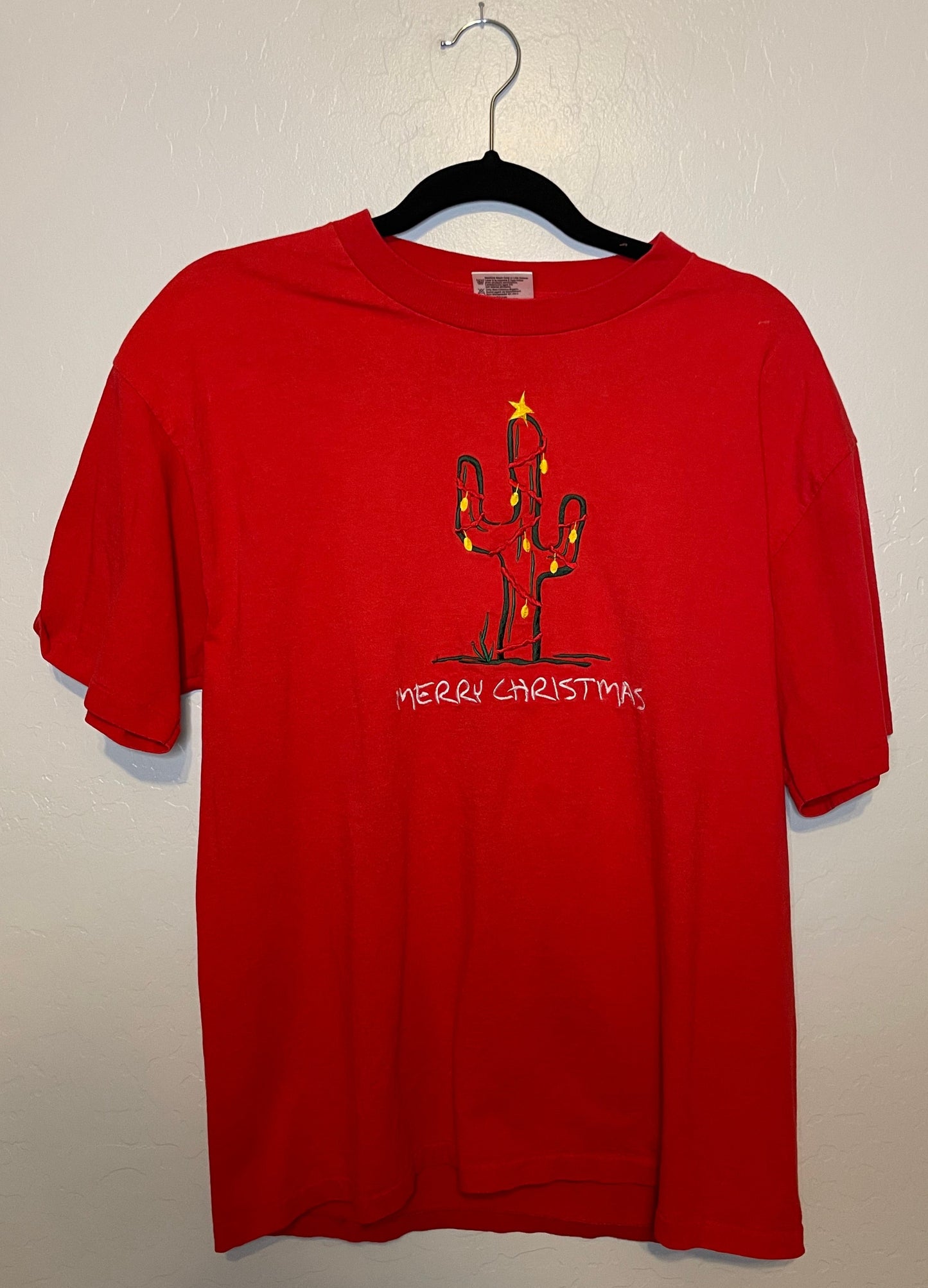 Desert Christmas Cactus T-Shirt- Single Stitch
