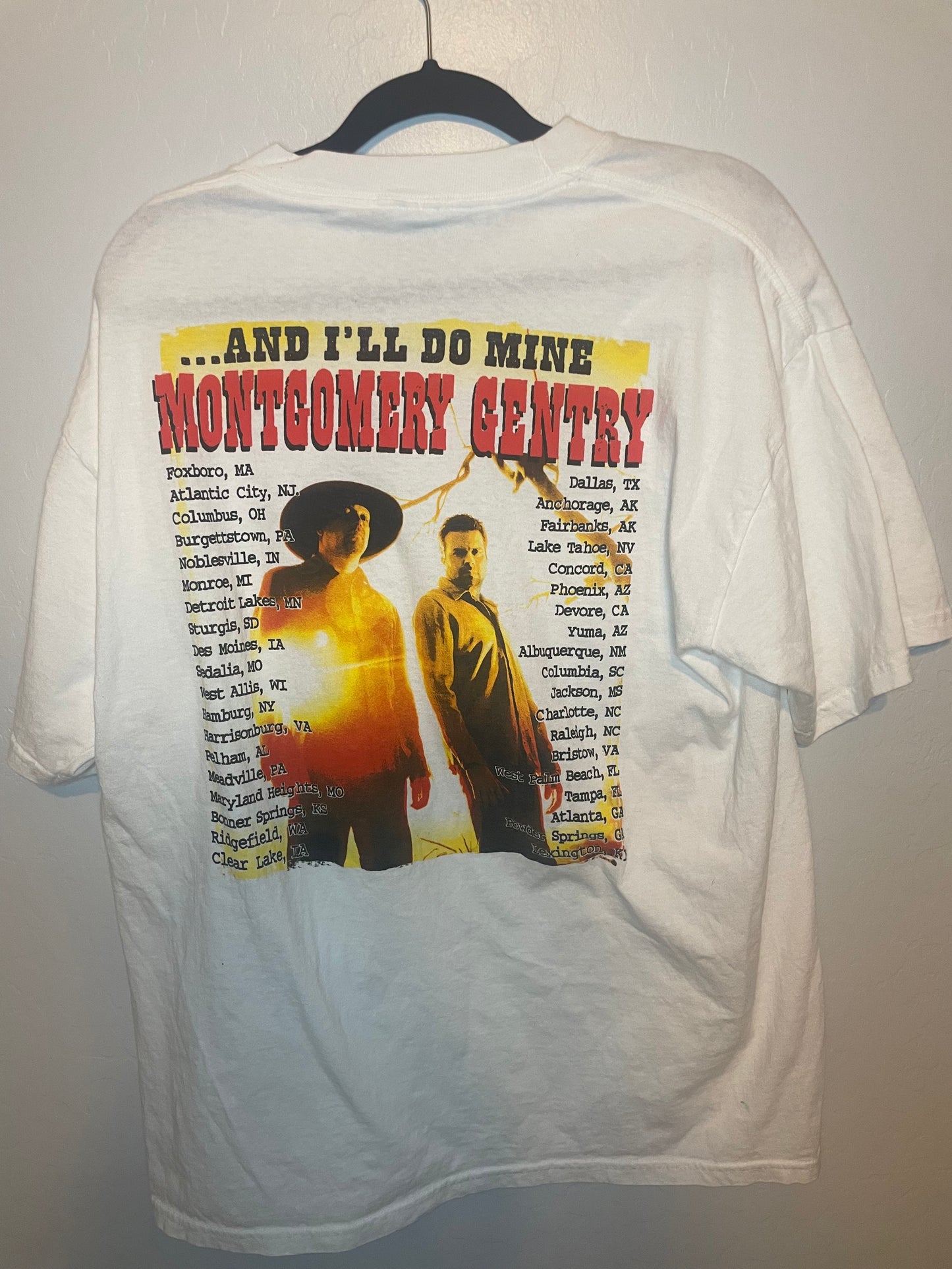 Montgomery Gentry Tour T Shirt