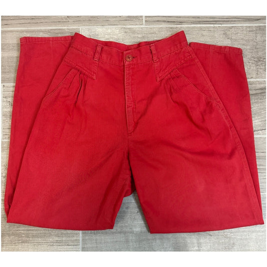 Vintage 80s Red Cherokee Trousers