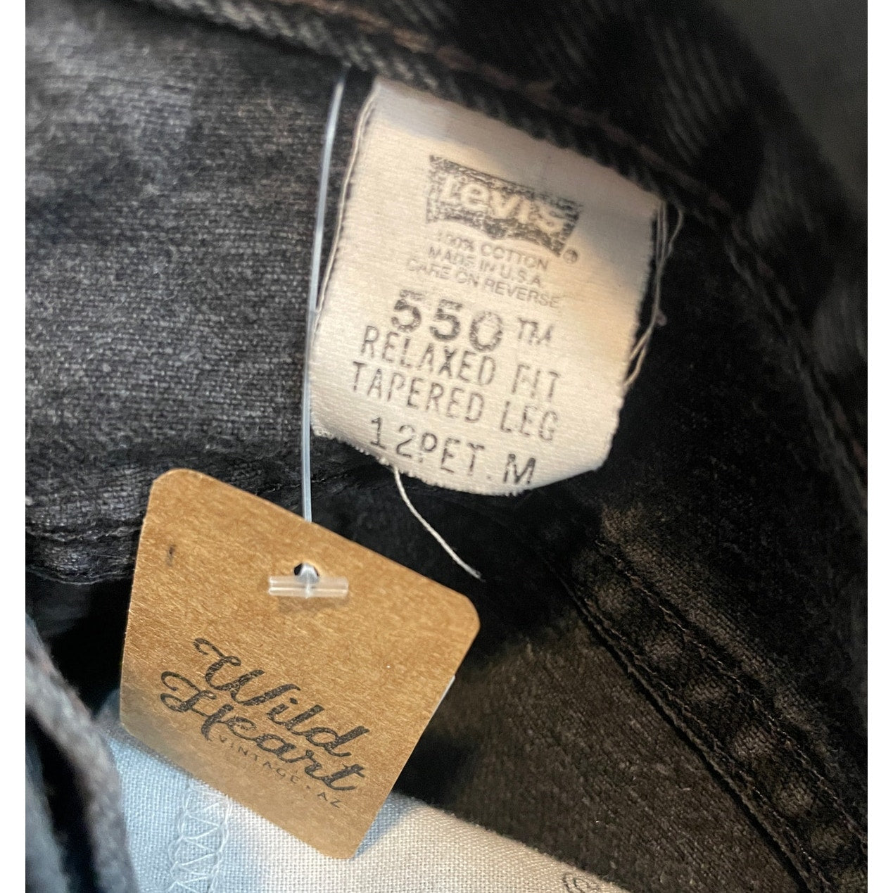 Vintage 550 Black Levi's Jeans