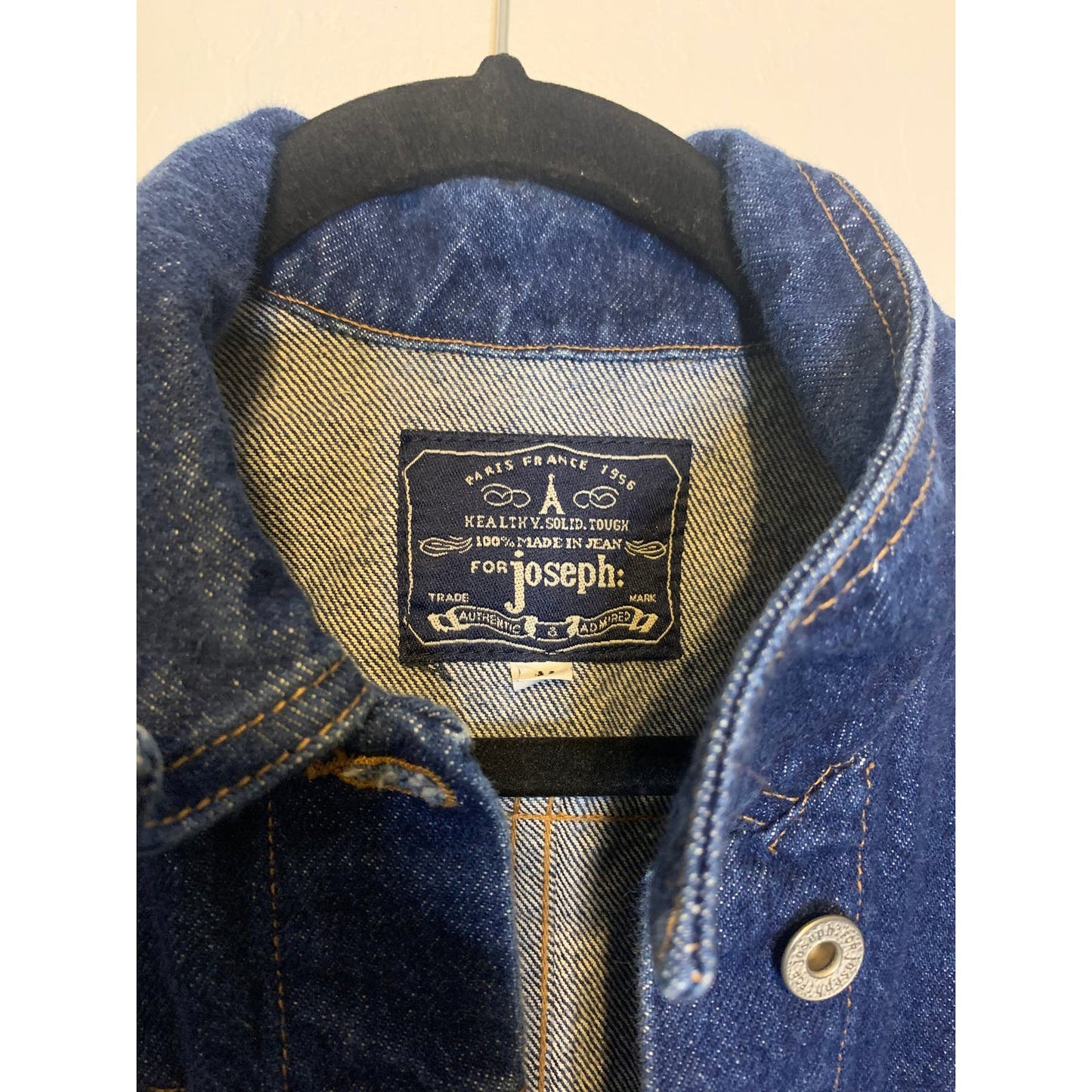 Vintage Dark Washed Denim Jacket