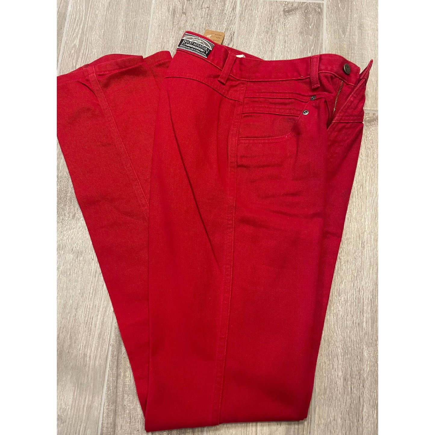 Vintage Rocky Mountain Red Denim Jeans
